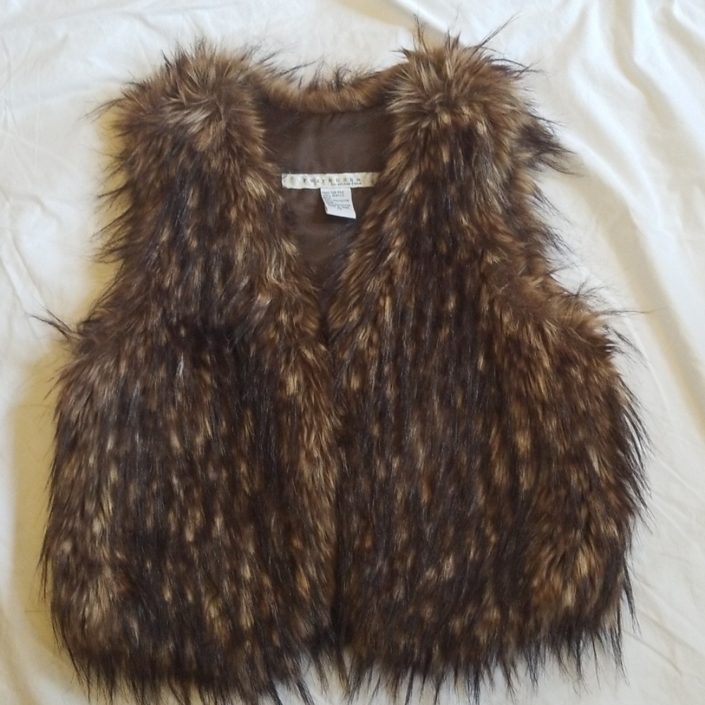 ESTHER CHEN faux fur NWOT